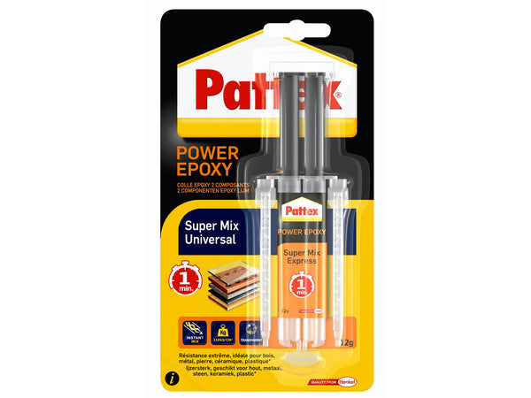 Pattex Super Mix Express epoxy tweecomponentenlijm 11ml
