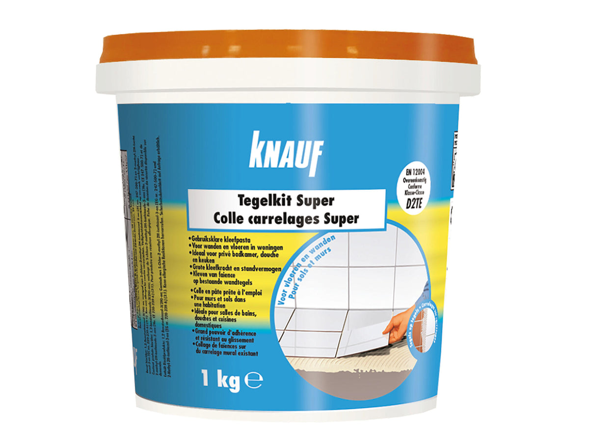 Knauf Super tegelkit 1kg wit