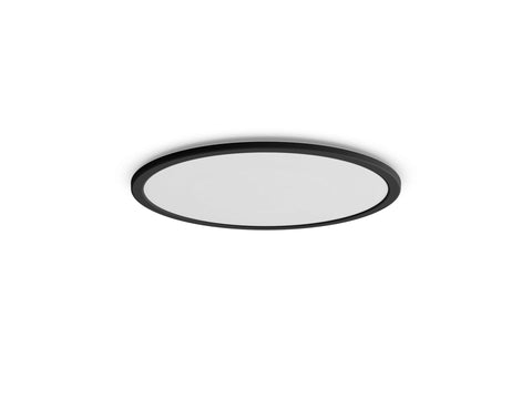 Philips SuperSlim LED plafondlamp rond 18W zwart