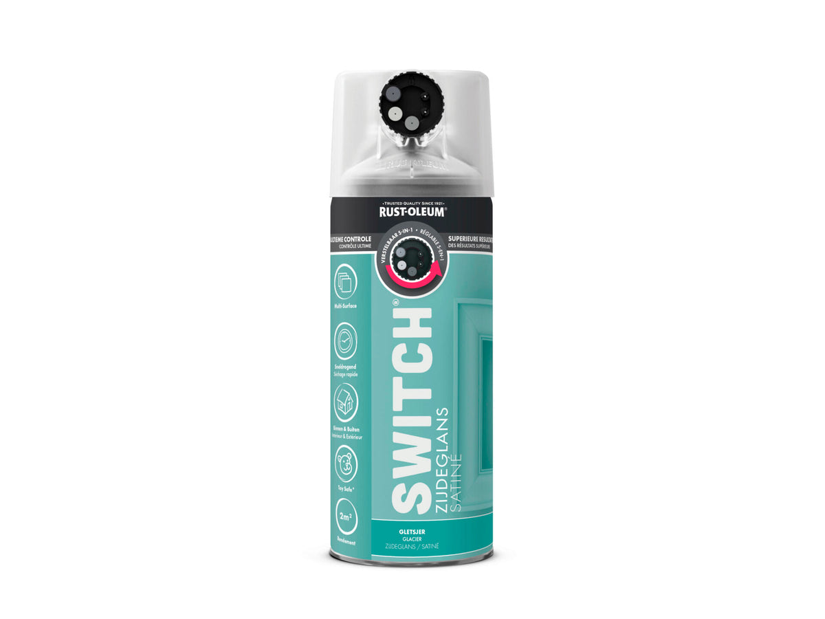 Rust-oleum Switch spuitlak gletsjer zijdeglans 400ml