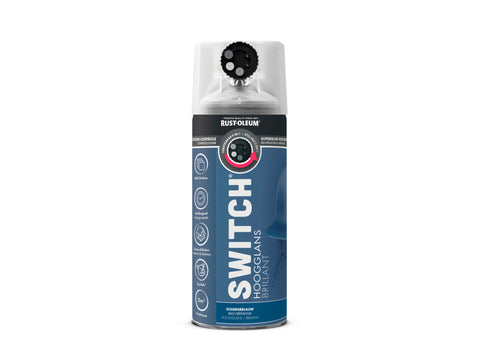 Rust-oleum Switch spuitlak schemerblauw hoogglans 400ml