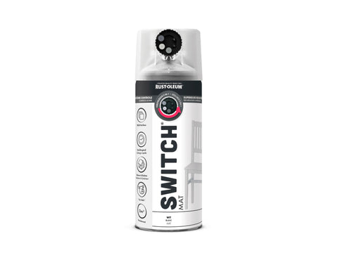 Rust-oleum Switch spuitlak wit mat 400ml