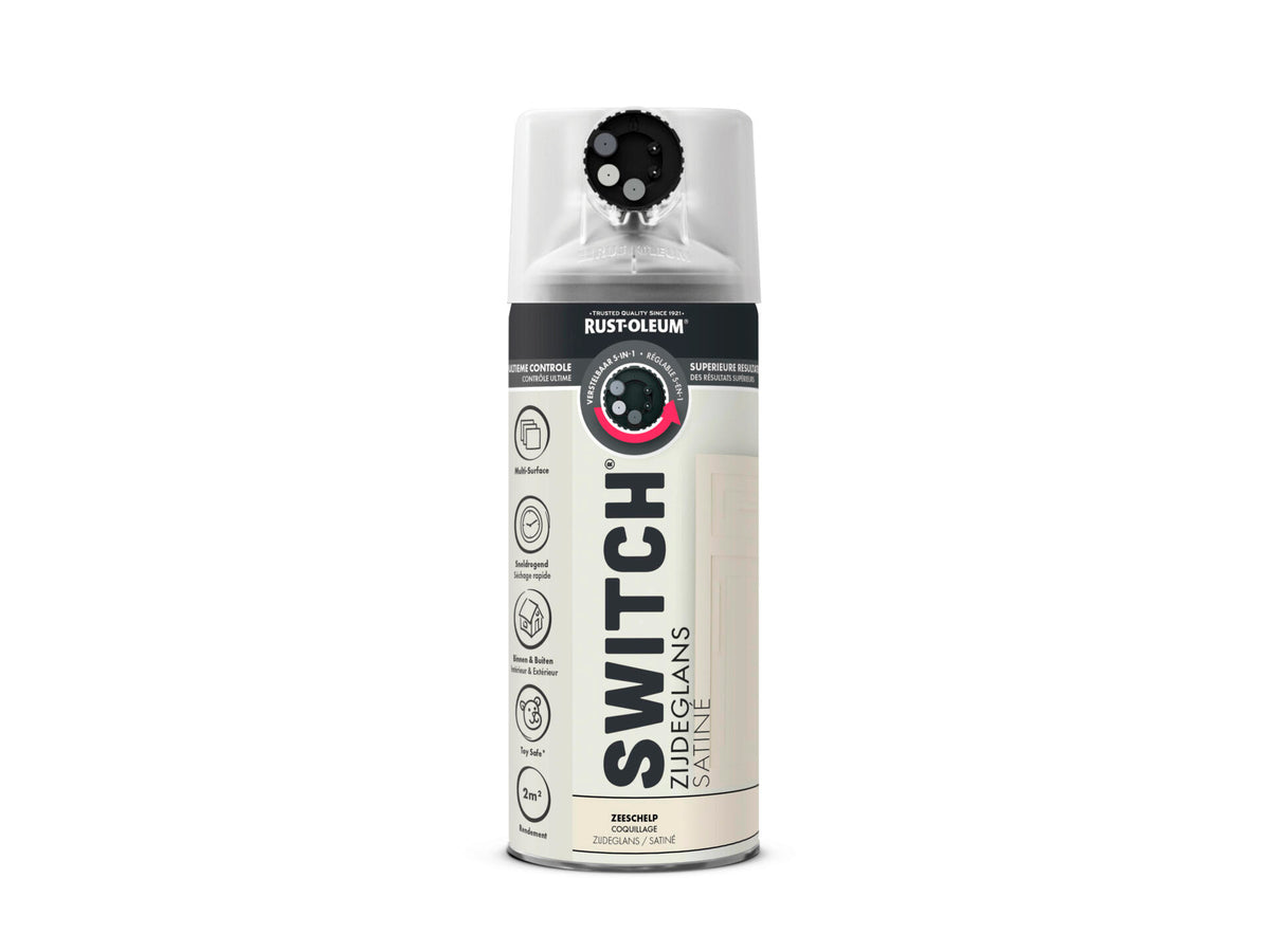 Rust-oleum Switch spuitlak zeeschelp zijdeglans 400ml