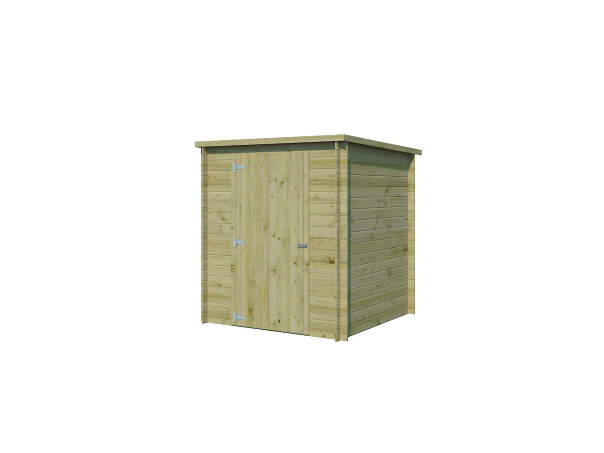 Gardenas Sydney houten tuinhuis 180x180x190 cm blokhut geïmpregneerd