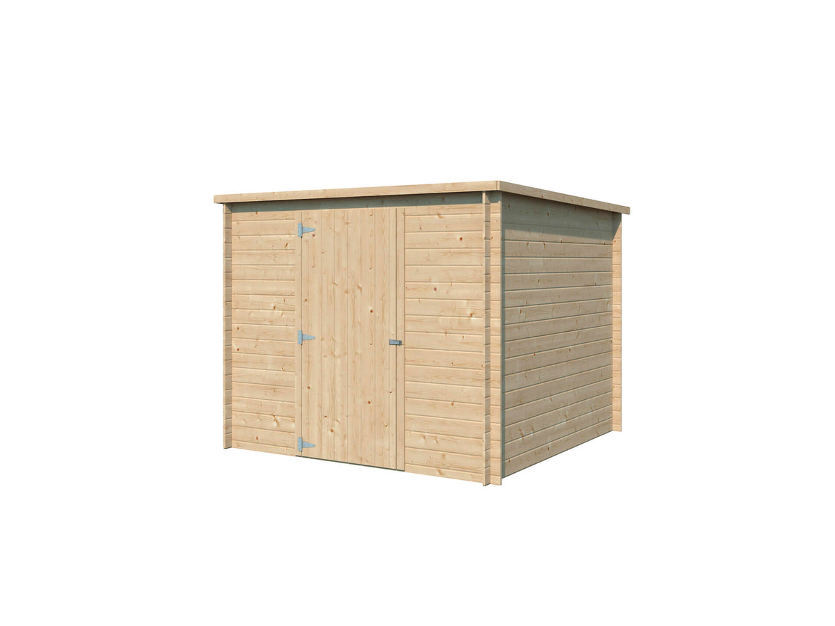 Gardenas Sydney houten tuinhuis 235x235x190 cm blokhut