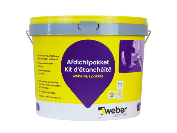 Weber Beamix Sys afdichtpakket 4,5kg