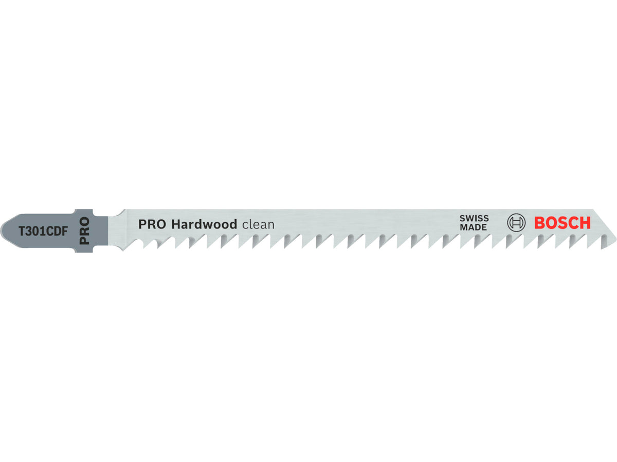 Bosch Professional T 301 CDF Clean for Hard Wood decoupeerzaagblad BIM 117mm hout 5 stuks