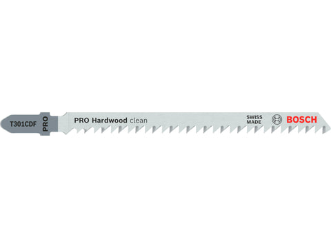 Bosch Professional T 301 CDF Clean for Hard Wood decoupeerzaagblad BIM 117mm hout 5 stuks
