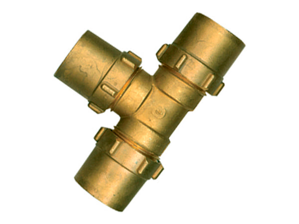 Saninstal raccord bicône en T 15x15x15 mm gaz
