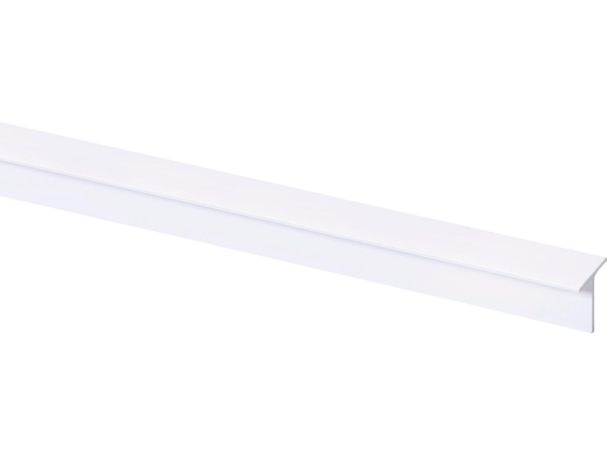 T-profiel 18x18 mm 260cm wit