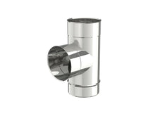 Saninstal T-stuk 90° 150mm inox