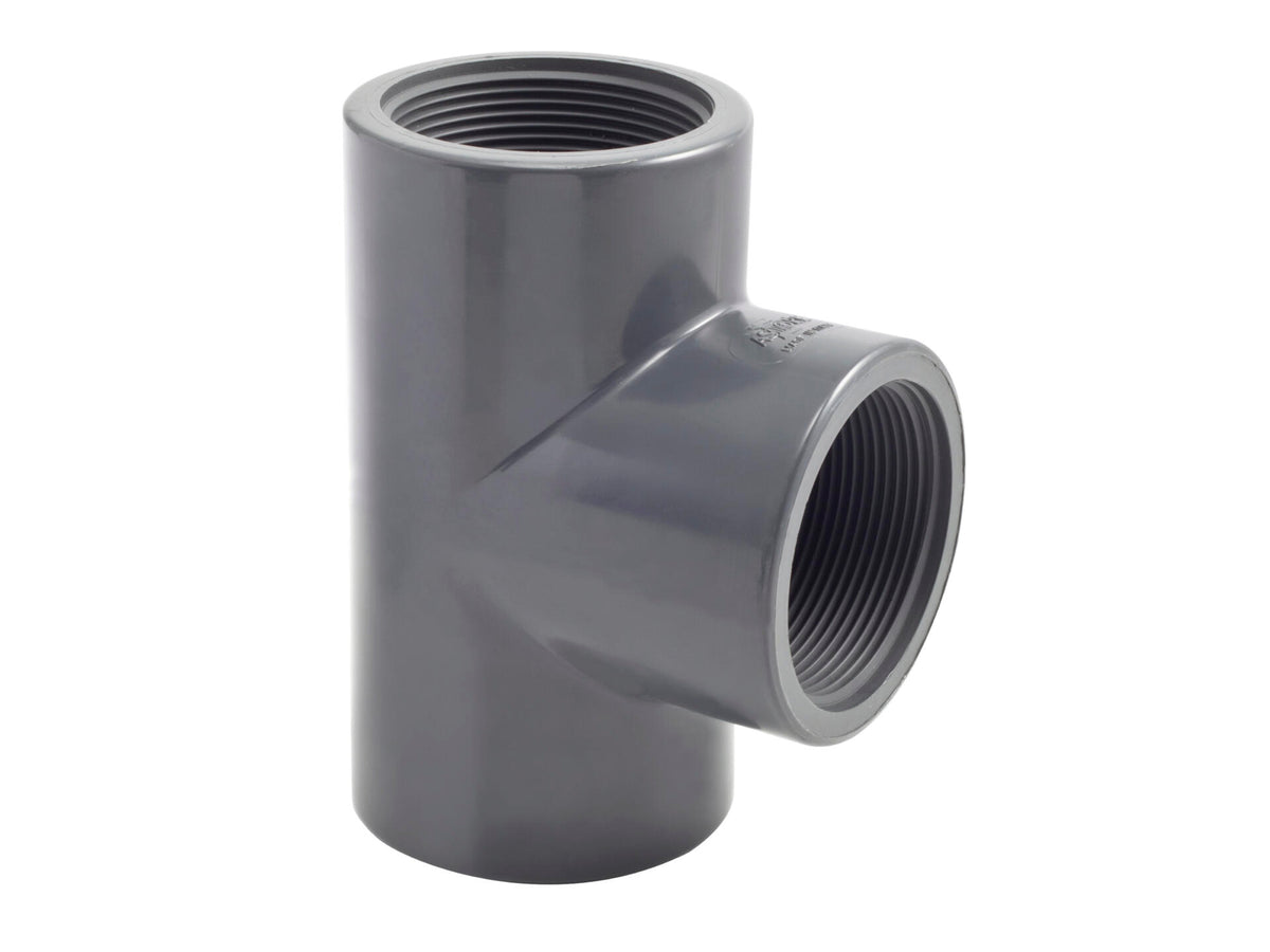 T-stuk PVC 1" F