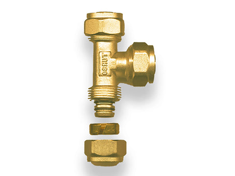 Saninstal T-stuk knelkoppeling 16mm, koppelingen sanitair — SKU COLOS-358919, EAN 5400996089860