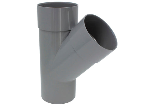 Scala T-stuk regenwaterafvoer 45° 80mm donkergrijs