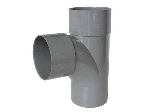 Scala T-stuk regenwaterafvoer 87° 100mm donkergrijs