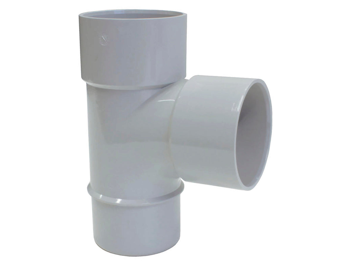 Scala T-stuk regenwaterafvoer 87° 50mm lichtgrijs