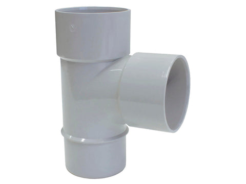 Scala T-stuk regenwaterafvoer 87° 50mm lichtgrijs