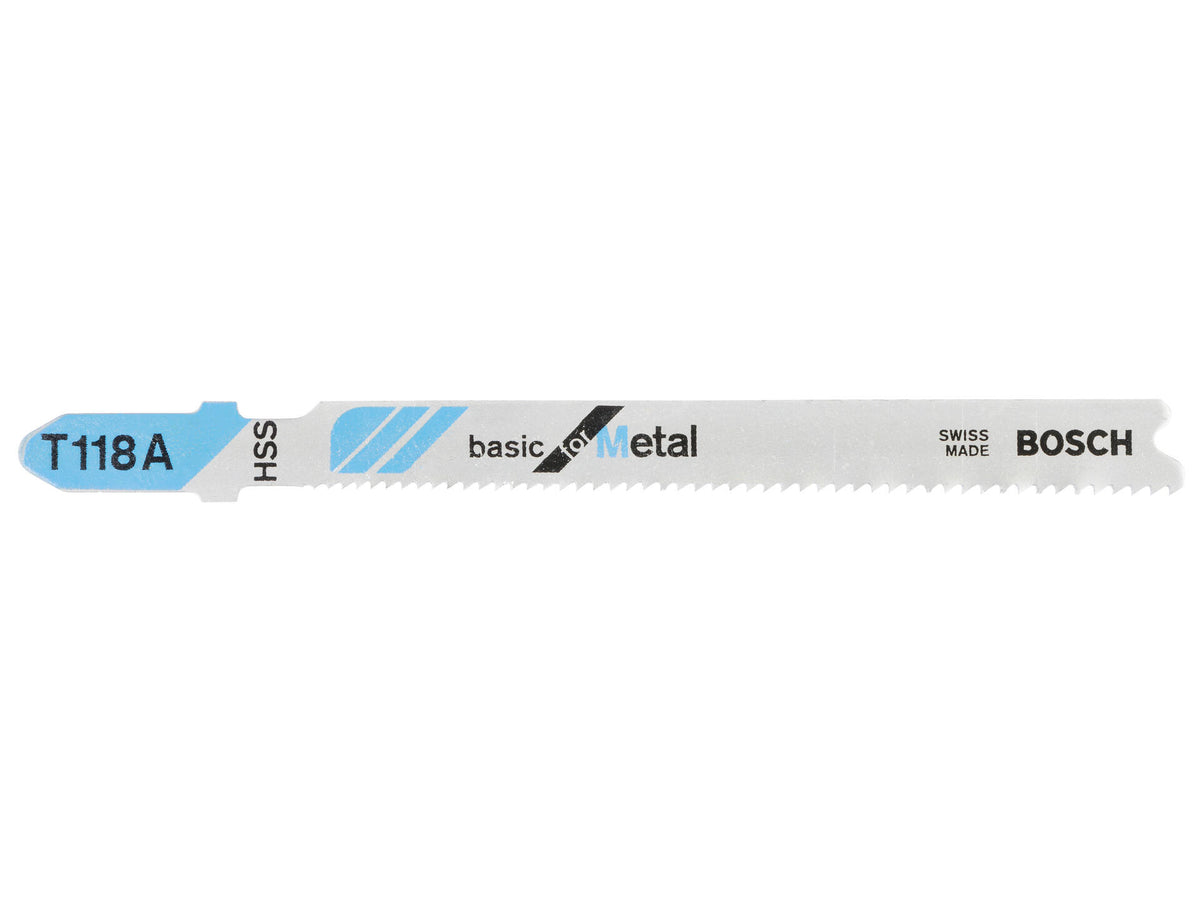 Bosch Professional T118A decoupeerzaagblad HSS 92mm metaal 5 stuks