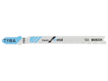 Bosch Professional T118A decoupeerzaagblad HSS 92mm metaal 5 stuks