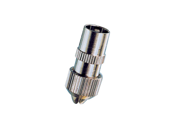 Profile satelliet/TV connector M metaal 2 stuks