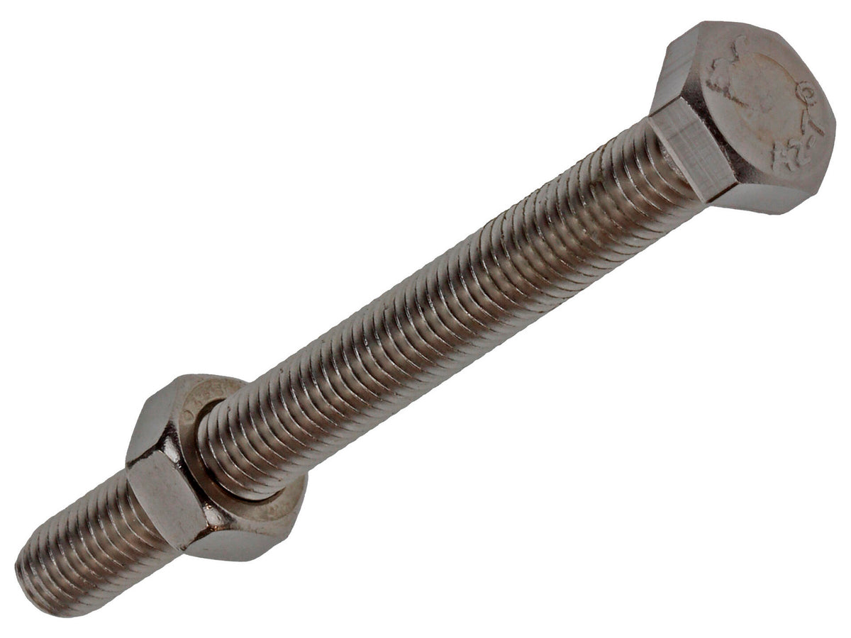 Mack Tapbout met moer M10 80mm inox