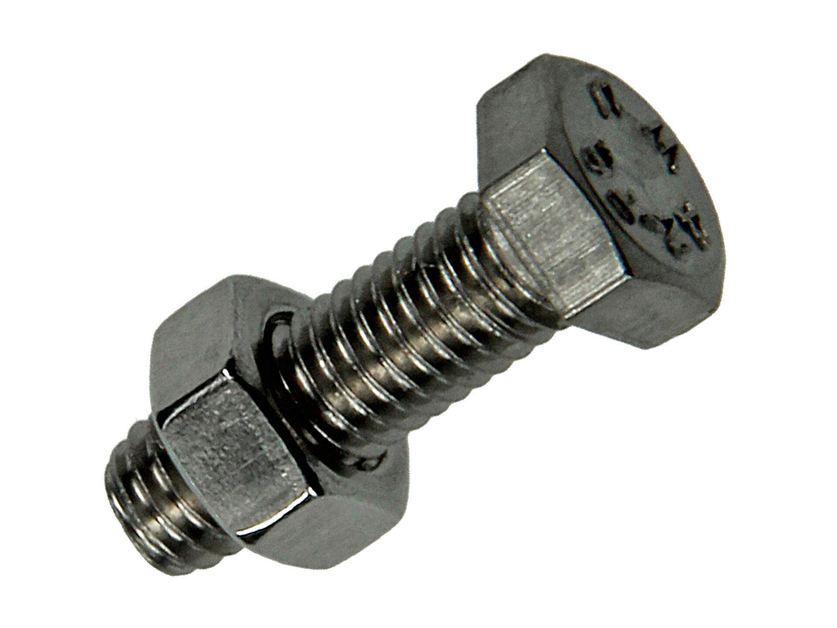 Mack Tapbout met moer M5 16mm inox 7 stuks