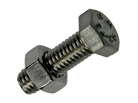 Mack Tapbout met moer M5 16mm inox 7 stuks