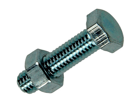 Mack Tapbout met moer M5 20mm verzinkt 35 stuks