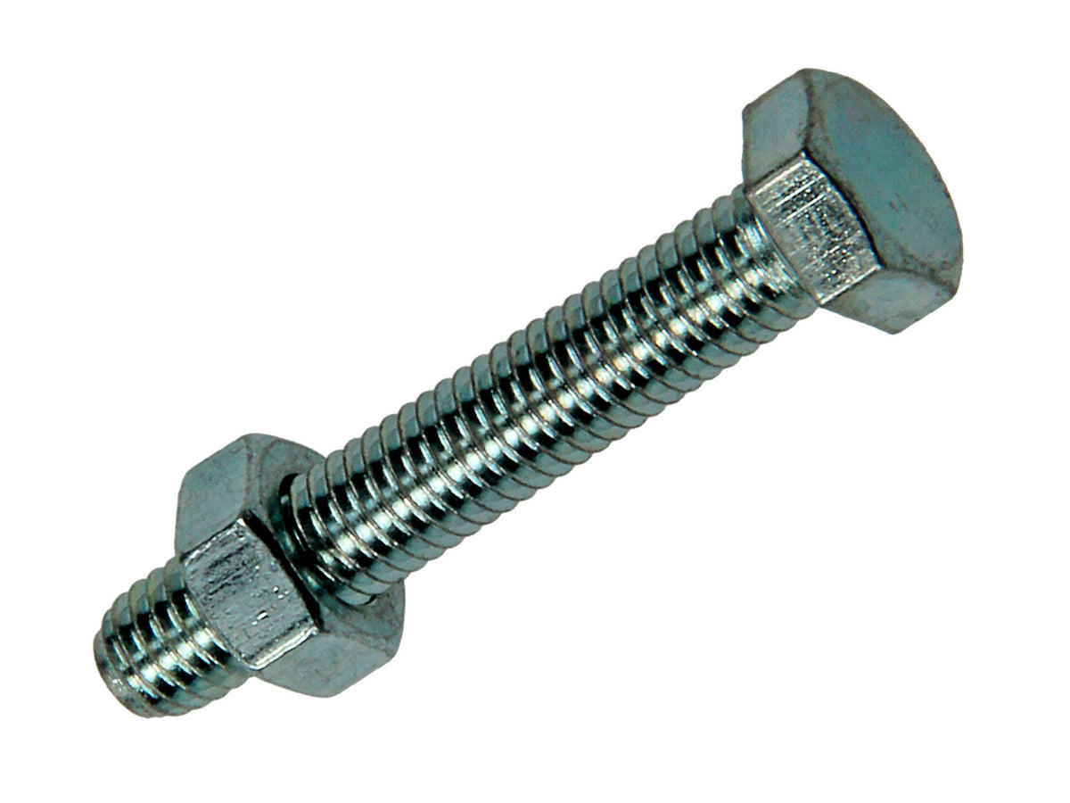 Mack Tapbout met moer M5 30mm verzinkt 30 stuks