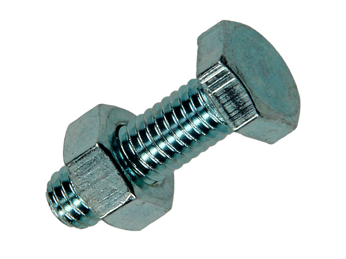 Mack Tapbout met moer M6 20mm verzinkt 45 stuks