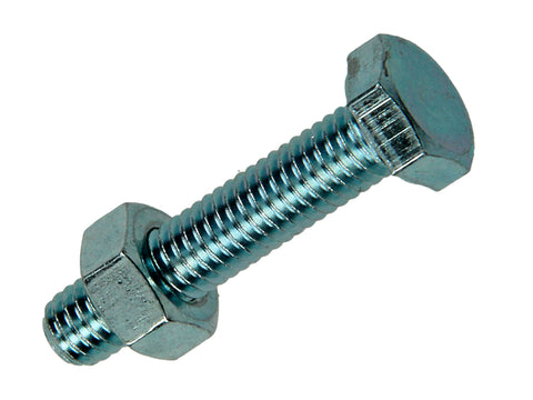 Mack Tapbout met moer M6 30mm verzinkt 200 stuks