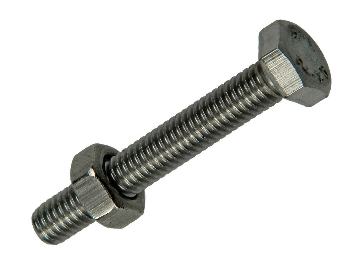 Mack Tapbout met moer M6 40mm inox 4 stuks