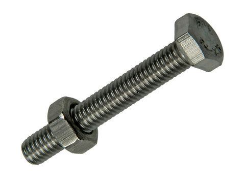 Mack Tapbout met moer M6 40mm inox 4 stuks