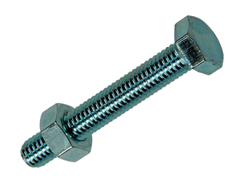 Mack Tapbout met moer M6 40mm verzinkt 150 stuks