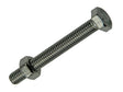Mack Tapbout met moer M6 50mm inox 3 stuks