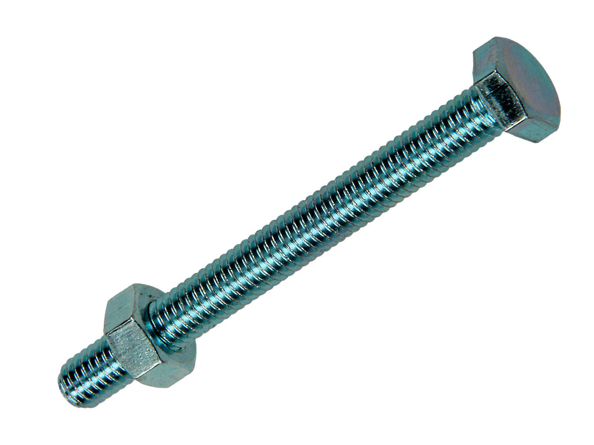 Mack Tapbout met moer M6 60mm verzinkt 100 stuks