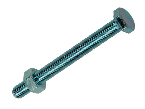 Mack Tapbout met moer M6 60mm verzinkt 30 stuks