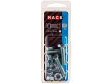 Mack Tapbout met moer M8 30mm verzinkt 6 stuks