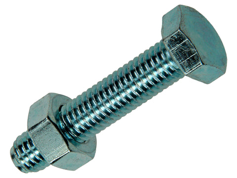 Mack Tapbout met moer M8 40mm verzinkt 20 stuks