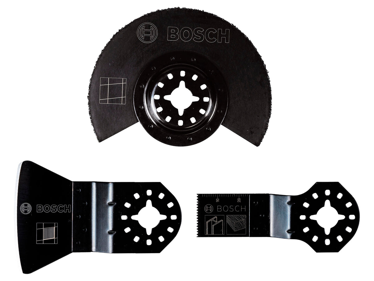 Bosch Tegelset voor multitool 3 stuks