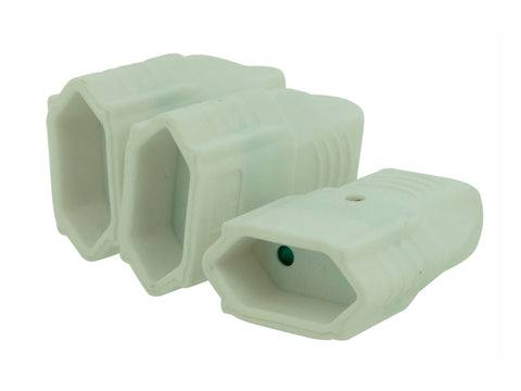 Tegenstekker 2,5A wit 3 stuks