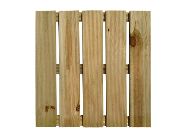 Cartri Dalle de terrasse 50x50 cm 0,25m² bois