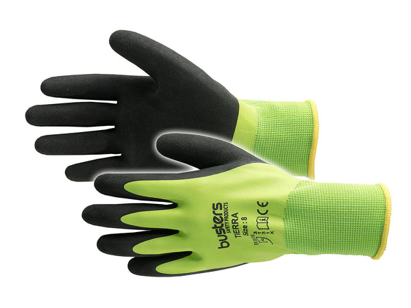 Busters Tierra tuinhandschoenen M nylon groen