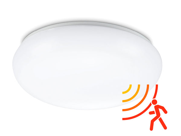 Prolight Tito plafonnier LED avec capteur de mouvement invisible 12W blanc