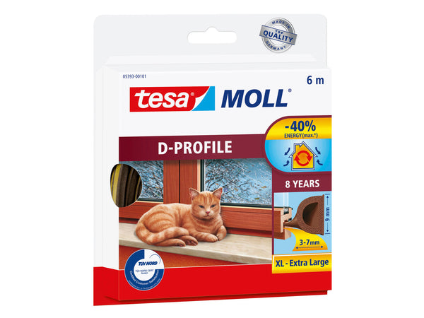 Tesa Bourrelet D 6m 0,9cm brun