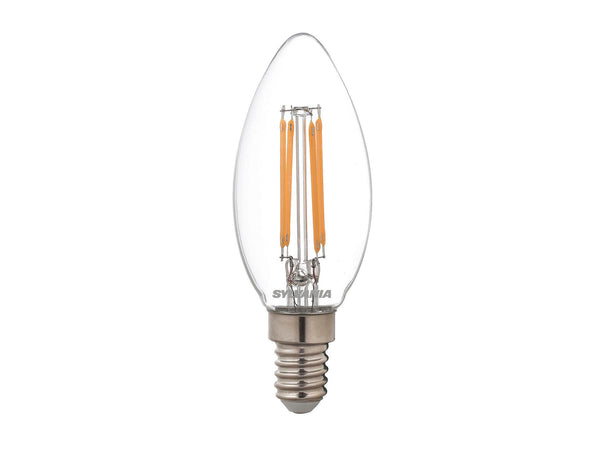 Sylvania Toledo ampoule LED flamme filament E14 4,5W dimmable blanc chaud