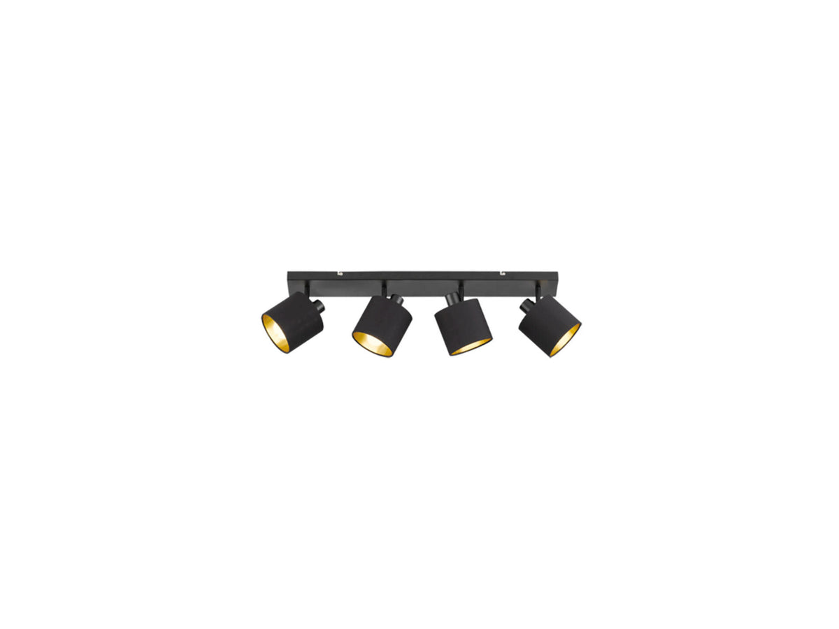 Trio Tommy balkspot E14 max. 4x28 W zwart