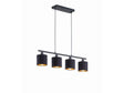 Trio Tommy hanglamp 4xE14 28W zwart