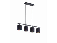Trio Tommy hanglamp 4xE14 28W zwart