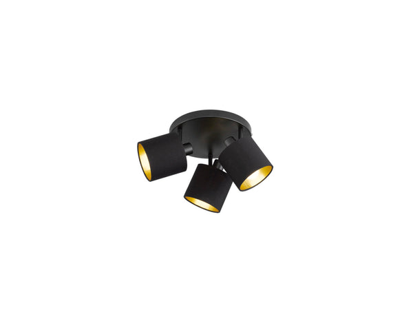Trio Tommy spot de plafond E14 max. 3x28 W noir